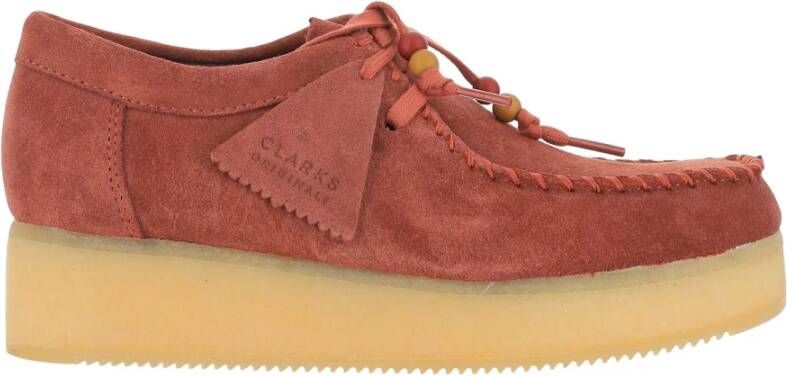 Clarks Veterschoenen Paars Dames
