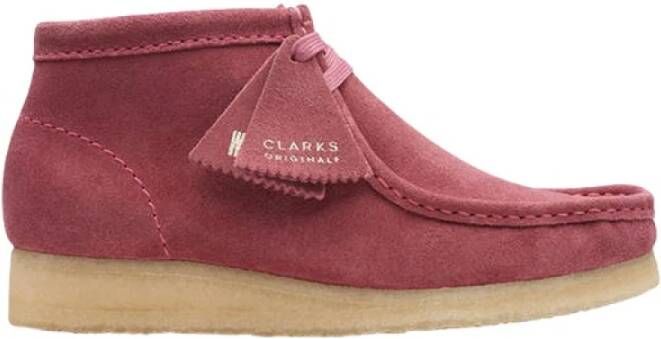 Clarks Veterschoenen Roze Dames