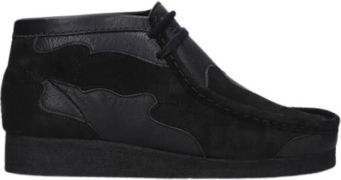 Clarks Buty Originals Wallabee Patch 26163957 , Zwart, Dames