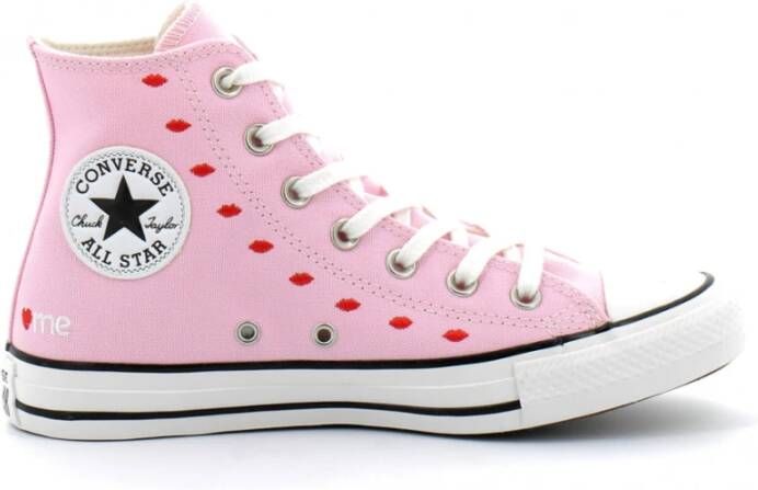 Converse Chuck Taylor All Star geborduurde schoenen A01603C , Roze, Dames