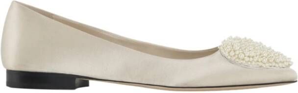 Custommade Annabella Pearl Heart Shoes , Beige, Dames