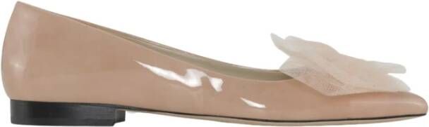 Custommade Annabella tule boogschoenen , Beige, Dames