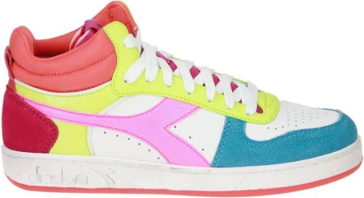 Diadora Hoge Sneakers MAGIC BASKET DEMI CROCO WN