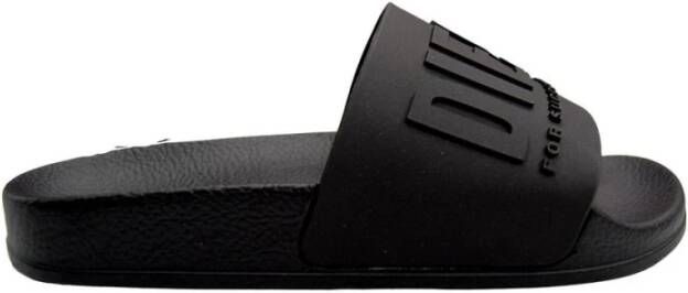 Diesel Slippers Zwart Dames