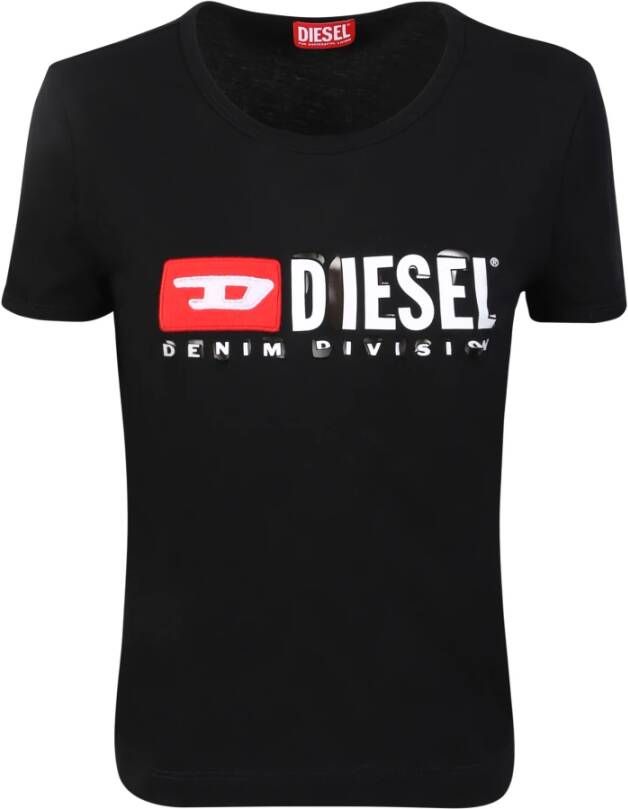 Diesel T shirts Zwart Dames