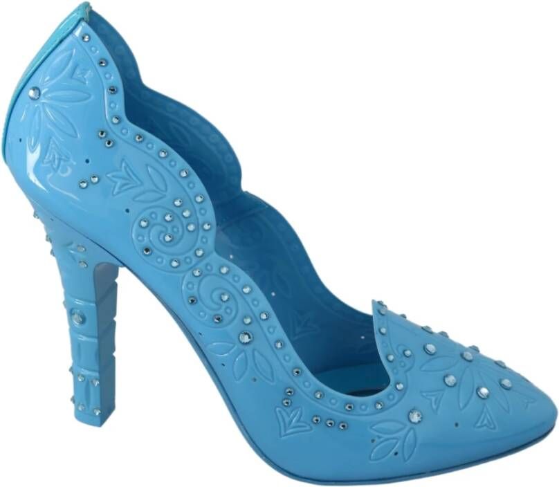 Dolce & Gabbana Assepoester hakken schoenen , Blauw, Dames