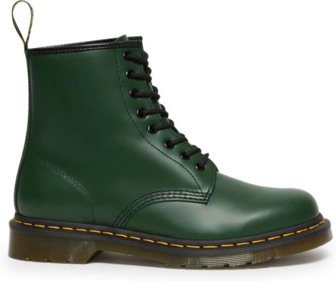 Dr Martens 1460 Smooth Leather Lace Up Boots Dr. Martens, Groen, Dames