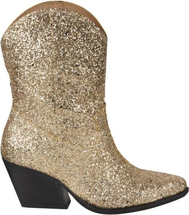 Dwrs Javea Westernboots , Geel, Dames