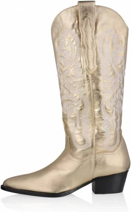 Dwrs Cowboylaarzen Geel Dames