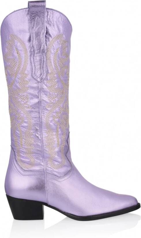 Dwrs Tulsa Westernboots , Paars, Dames
