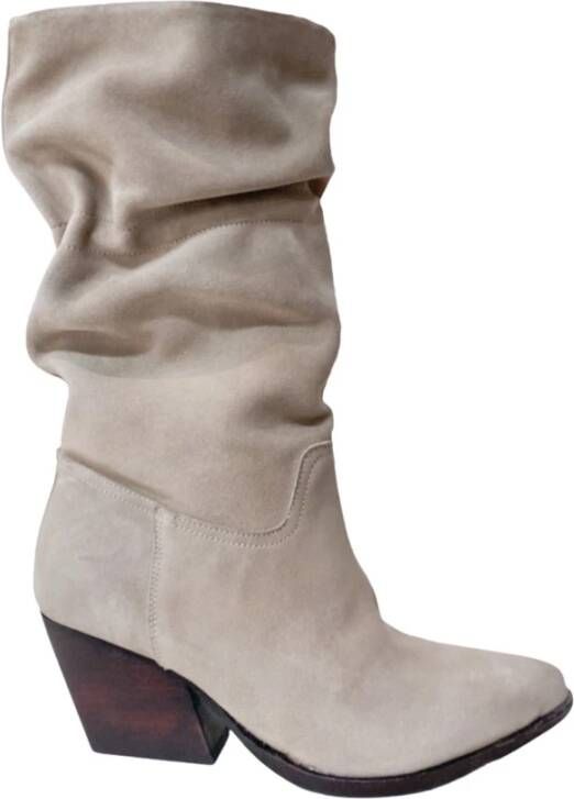 Dwrs Laarzen Beige Dames