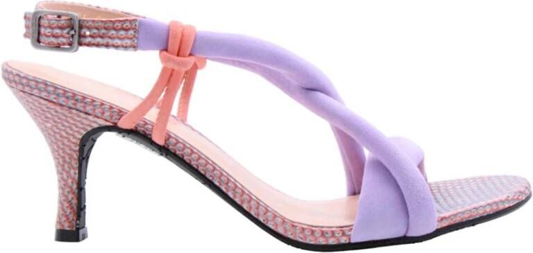 Floris van Bommel Sandalen Paars Dames