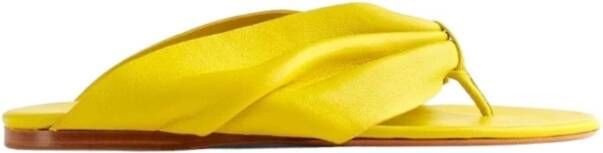 Forte Leather flip flops , Geel, Dames