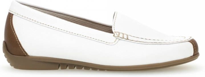 Gabor Loafer 23.260 21 Wit Leer , Wit, Dames