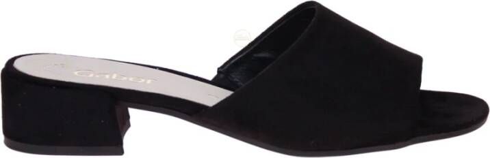 Gabor Best Fitting Sweden Slipper , Zwart, Dames