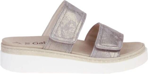 Gabor Slippers Beige Dames