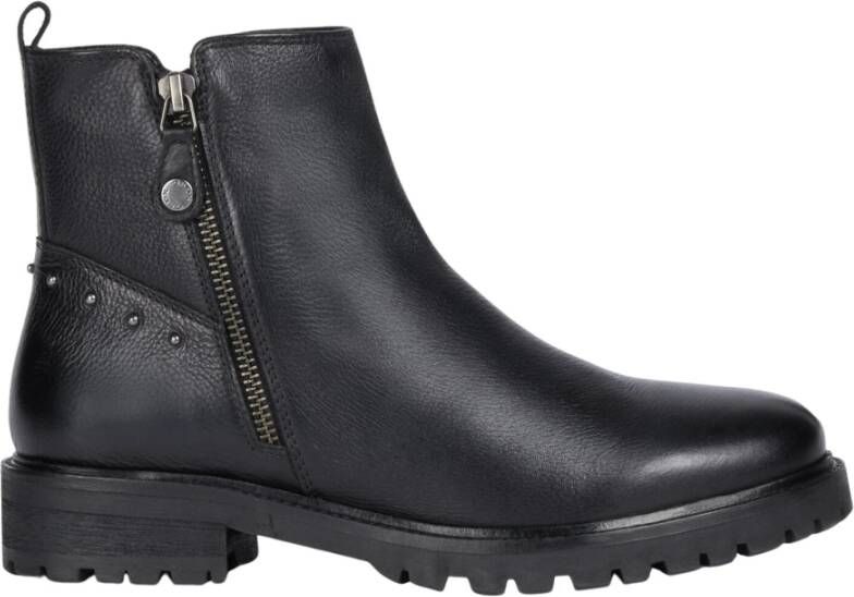 Geox D Hoara B Ankle Boots , Zwart, Dames