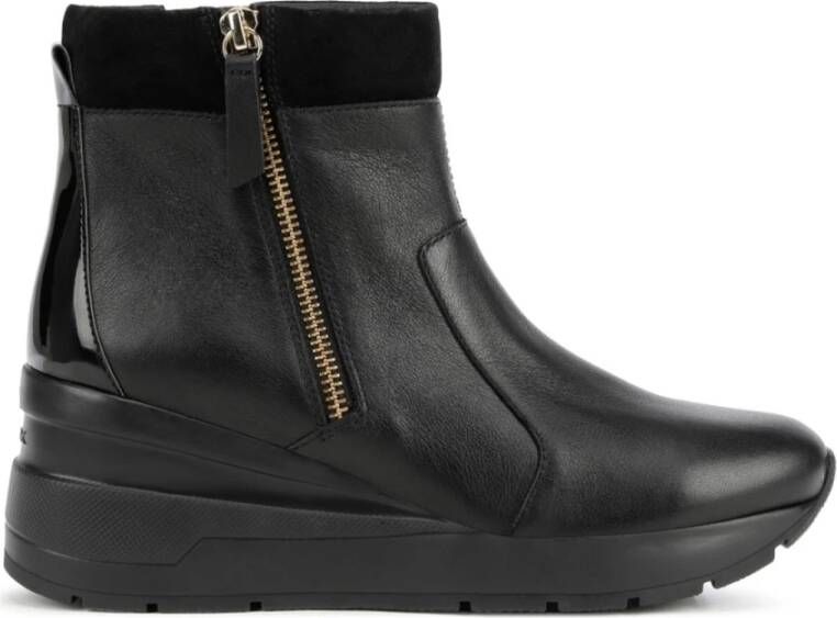 Geox Enkellaarsjes Zwart Dames