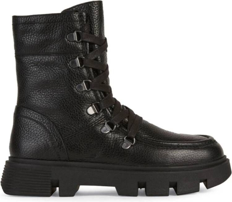 Geox Lace up Boots , Zwart, Dames