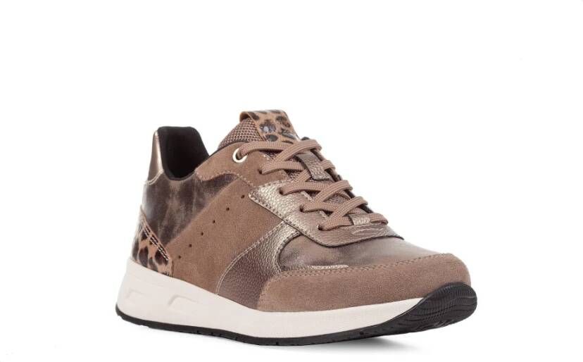 Geox D25Nqa sneakers , Bruin, Dames