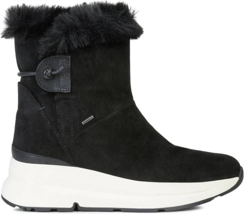 Geox D Backsie B Abx C Ankle Boots , Zwart, Dames