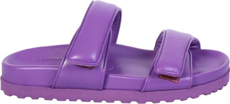 Gia Borghini Platte sandalen , Paars, Dames