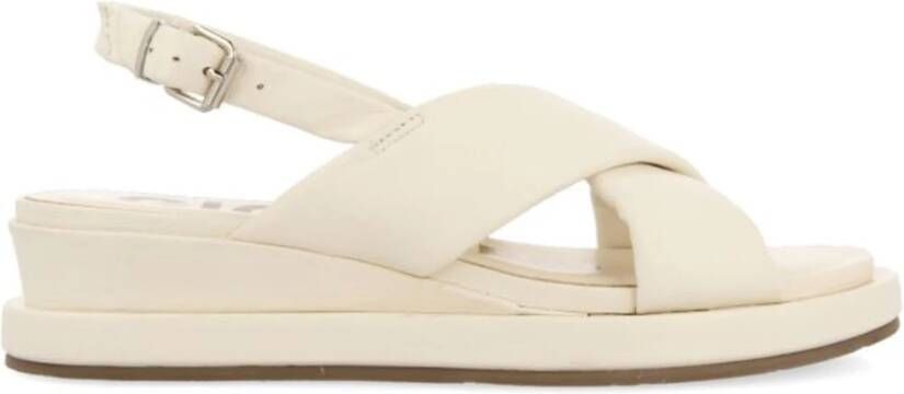 Gioseppo Sandaal crusades stutten leer 65945 , Wit, Dames