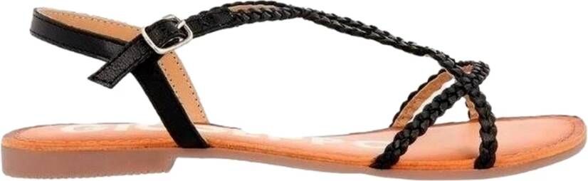 Gioseppo Sandalias planas 59811 , Zwart, Dames