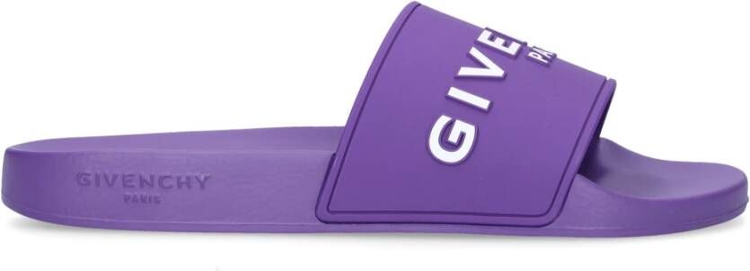 Givenchy Paris Sliders , Paars, Dames