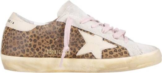 Golden Goose Super star klassieke sneakers , Bruin, Dames