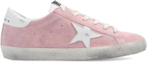 Golden Goose Super star klassieke sneakers , Roze, Dames