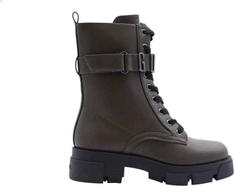 Guess Enkellaarsjes Groen Dames