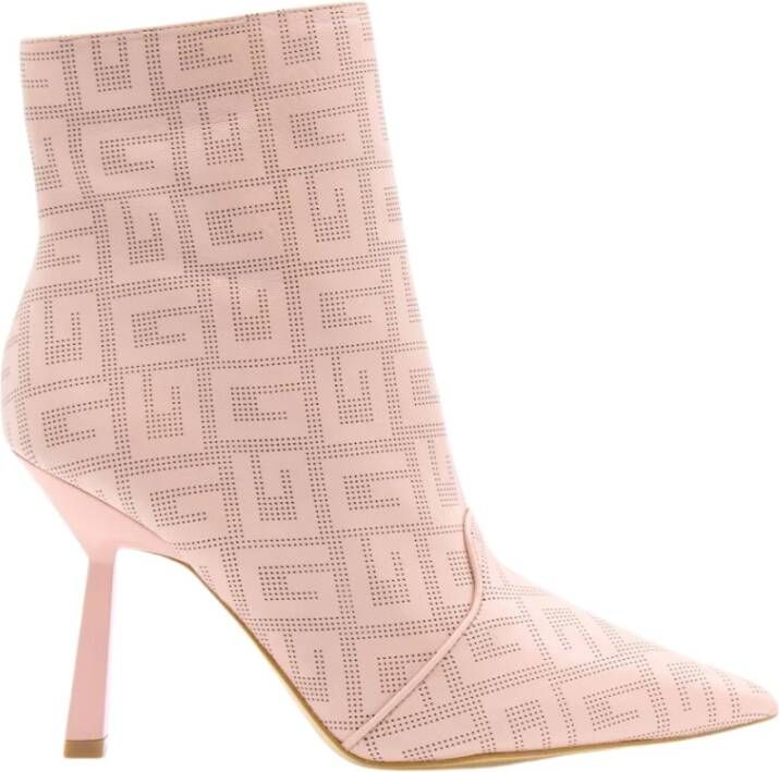 Guess Enkellaarsje Sansa Echt Leer