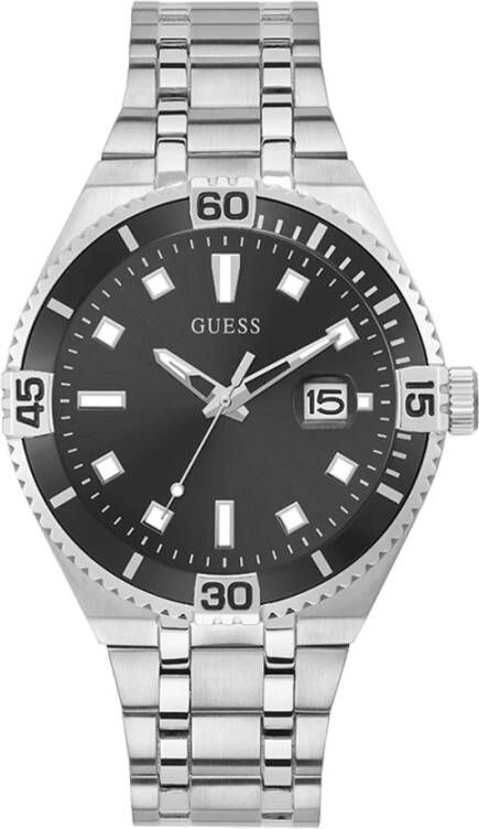 Guess Horloges Watch Premier GW0330G1 Zilverkleurig