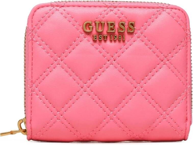 Guess Portemonnee/kaarthouder , Roze, Dames
