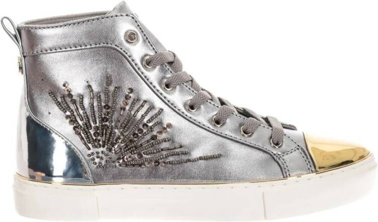 Guess Scarpe sneaker alto mod. Gforce Laminato D18Gu37 , Grijs, Dames