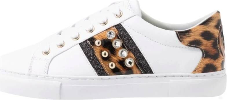 Guess Glitzy Sneakers Dierenprint Studs Juweel