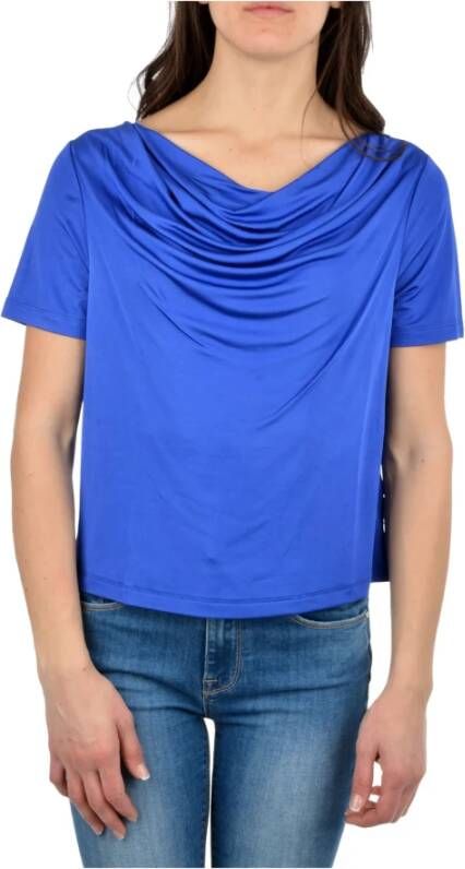 Guess T shirts Blauw Dames