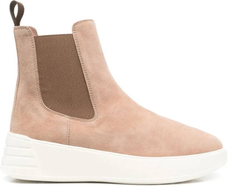 Hogan Chelsea laarzen , Beige, Dames