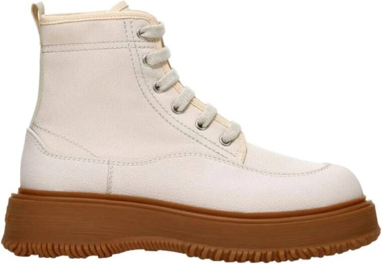 Hogan Niet traditionele laarzen , Wit, Dames