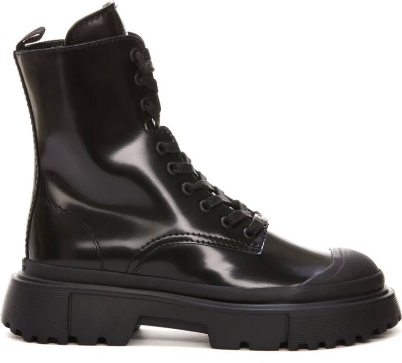 Hogan Laarzen Zwart Dames