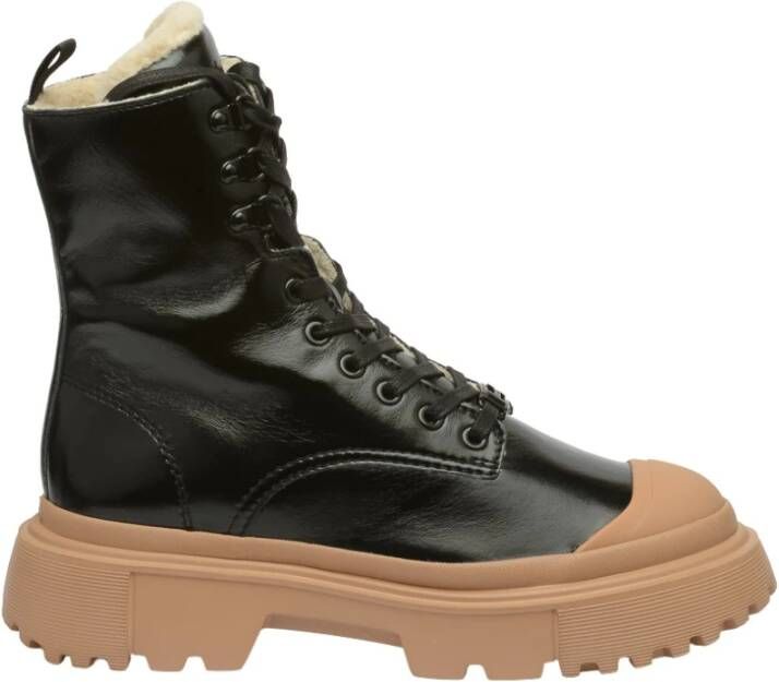 Hogan Enkel laarzen , Zwart, Dames