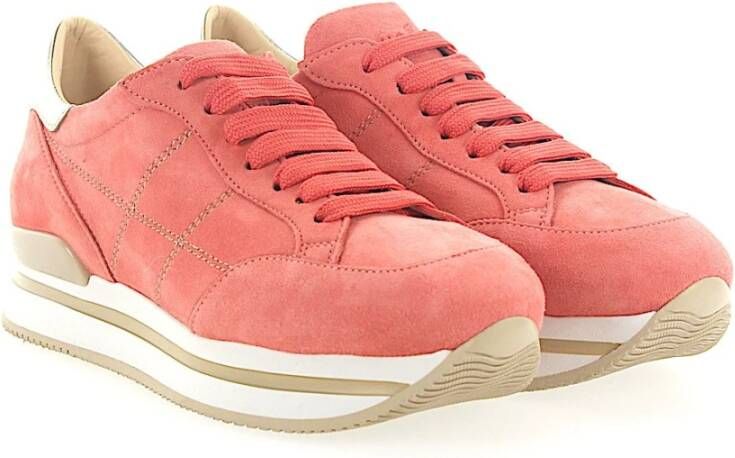 Hogan Sneakers H222 plateau , Oranje, Dames