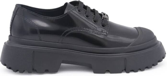 Hogan Veterschoenen Zwart Dames