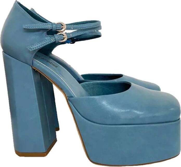 Jeffrey Campbell Hoge hiel sandalen , Blauw, Dames