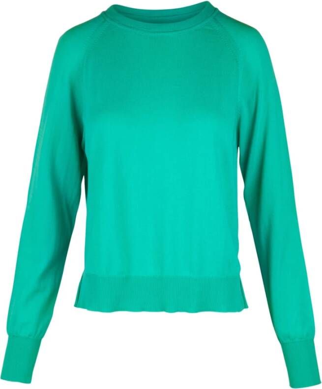 Jucca Ronde hals gekweek , Groen, Dames