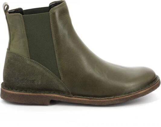 Kickers Kick Tipist Boots , Groen, Dames