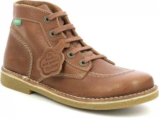 Kickers Legendiknew Lace up Boots , Bruin, Dames