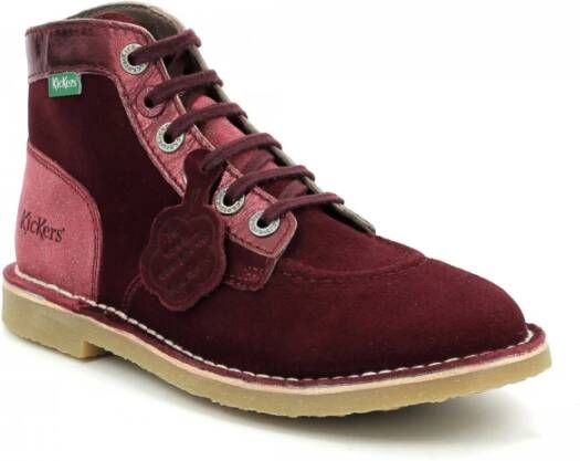 Kickers Kicklegend Shoes , Rood, Dames