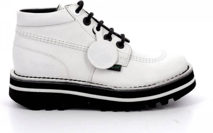 Kickers Shoes Kickplatform , Wit, Dames